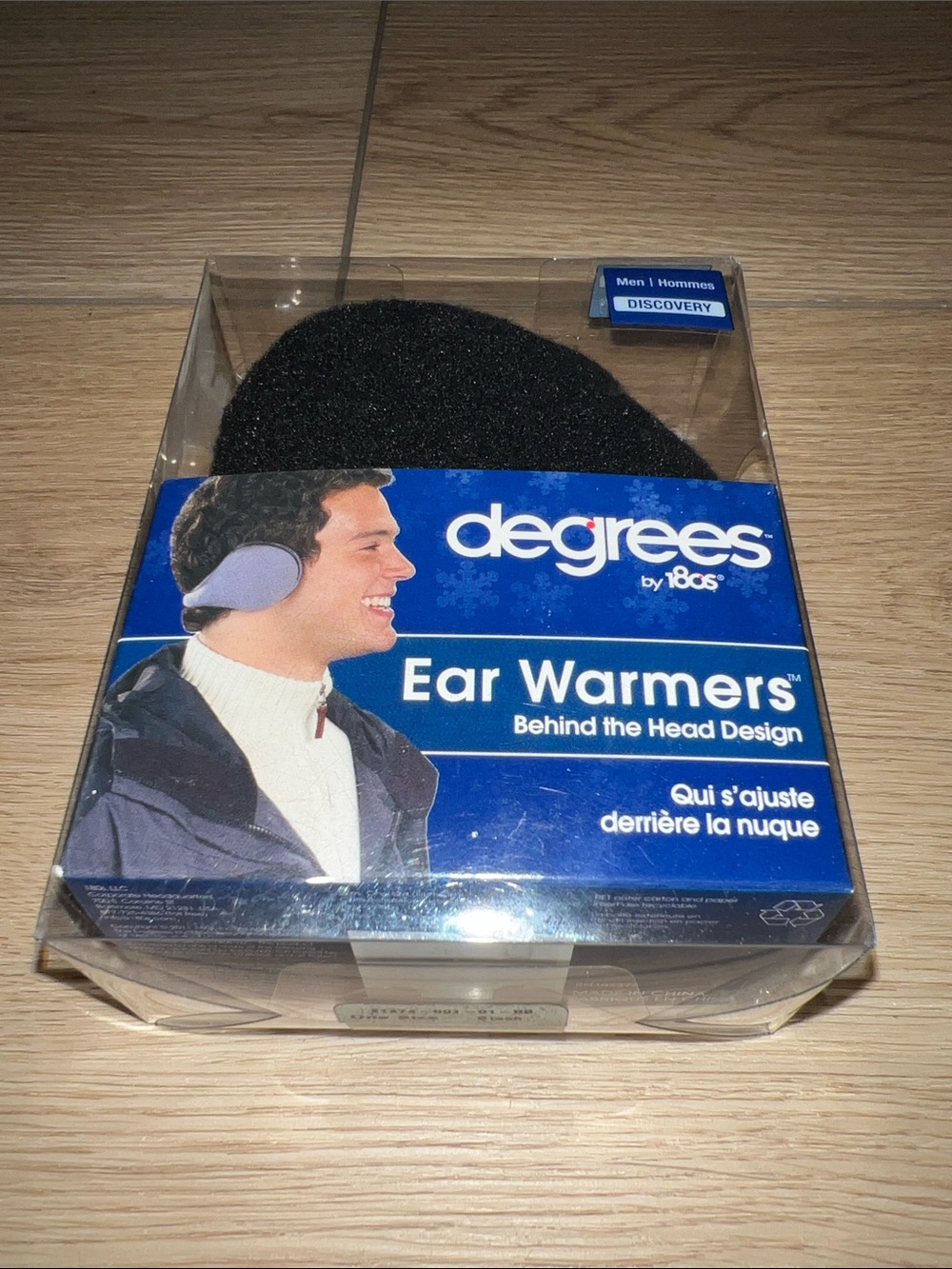 Black On-Ear, Ear Warmers - Behind-the-Head Style